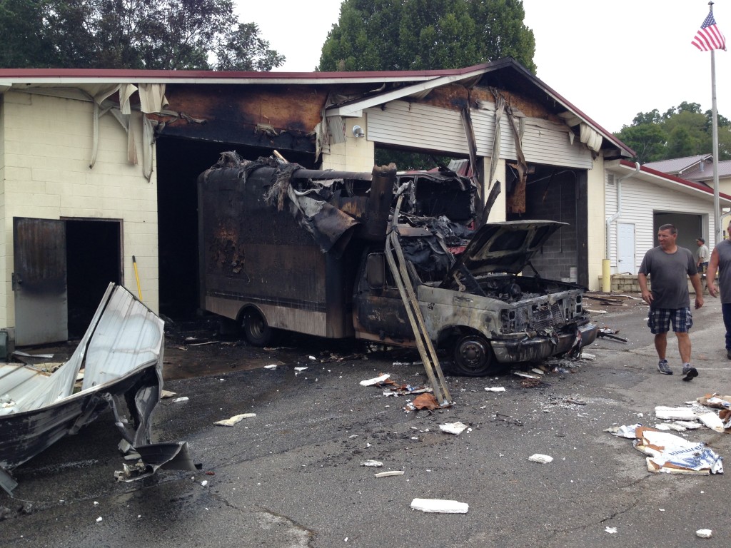 Bruceton Fire Department fights fire at own station WBBJ TV