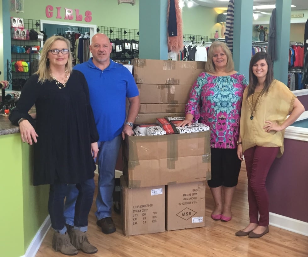 Milan business makes clothing donation to Dream Center WBBJ TV