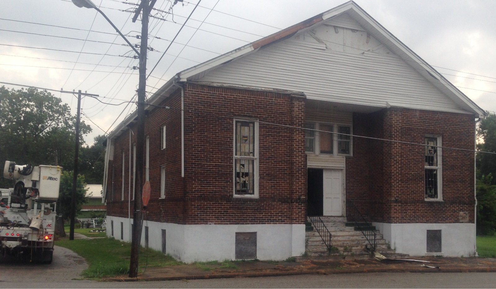Lightning sparks fire at historic church in Trenton WBBJ TV