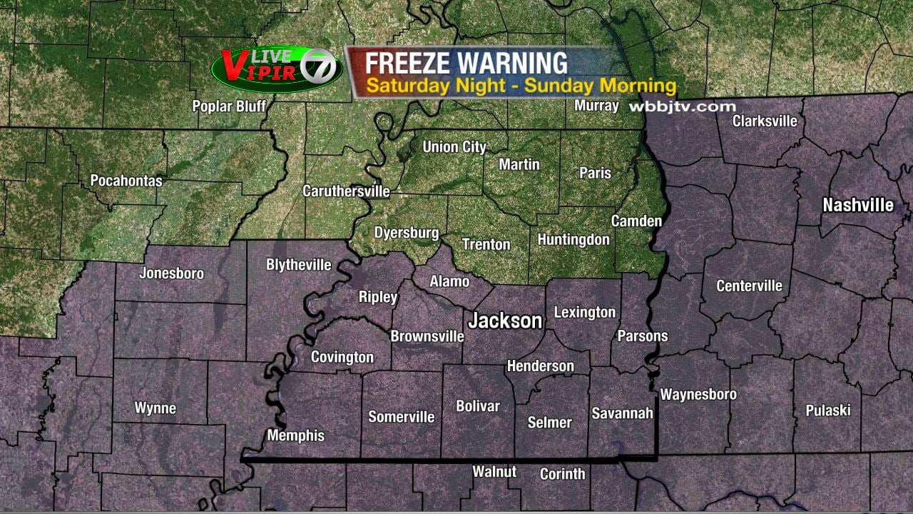 Cold Temperatures Across Tennessee WBBJ TV