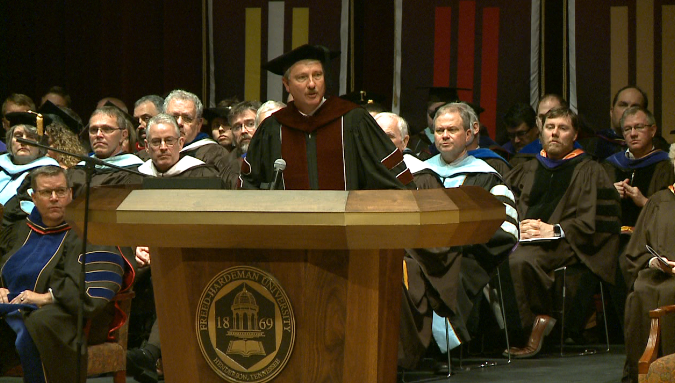 Freed-Hardeman University's 16th president makes inaugural address ...