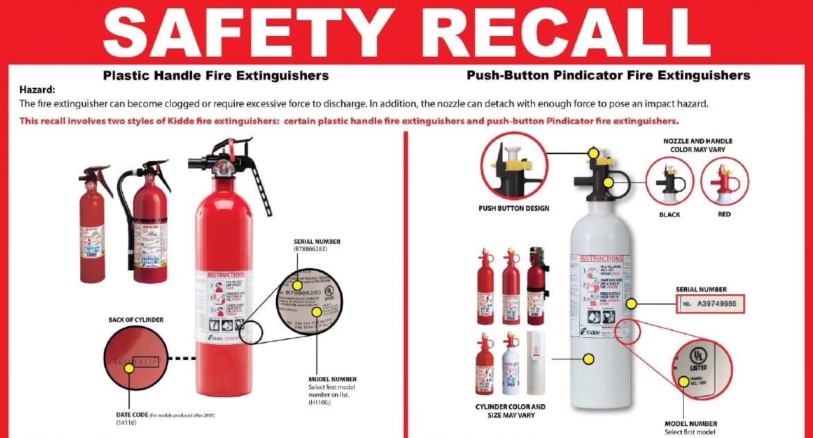 Kidde Recalls Fire Extinguishers With Plastic Handles - WBBJ TV