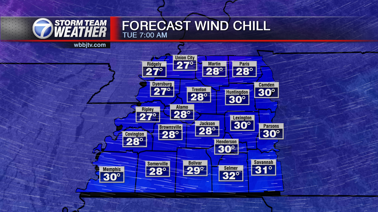 Chilly Weather Returns Tuesday - WBBJ TV