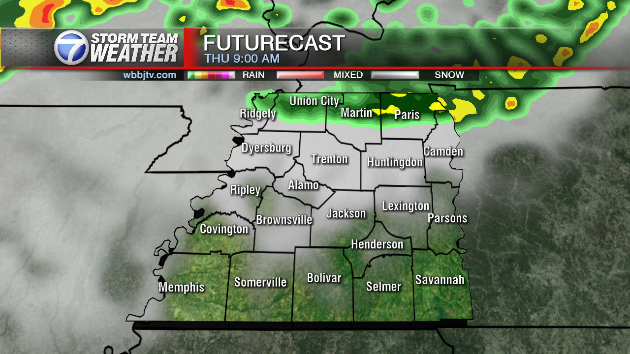 Stray Showers or Thunderstorms Possible Thursday WBBJ TV
