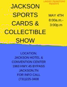 Jackson Sports Cards & Collectibles Show @ Jackson Hotel & Convention Center