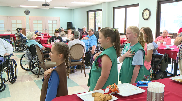 Local Girl Scouts Meet With Veterans For Good Cause - WBBJ TV