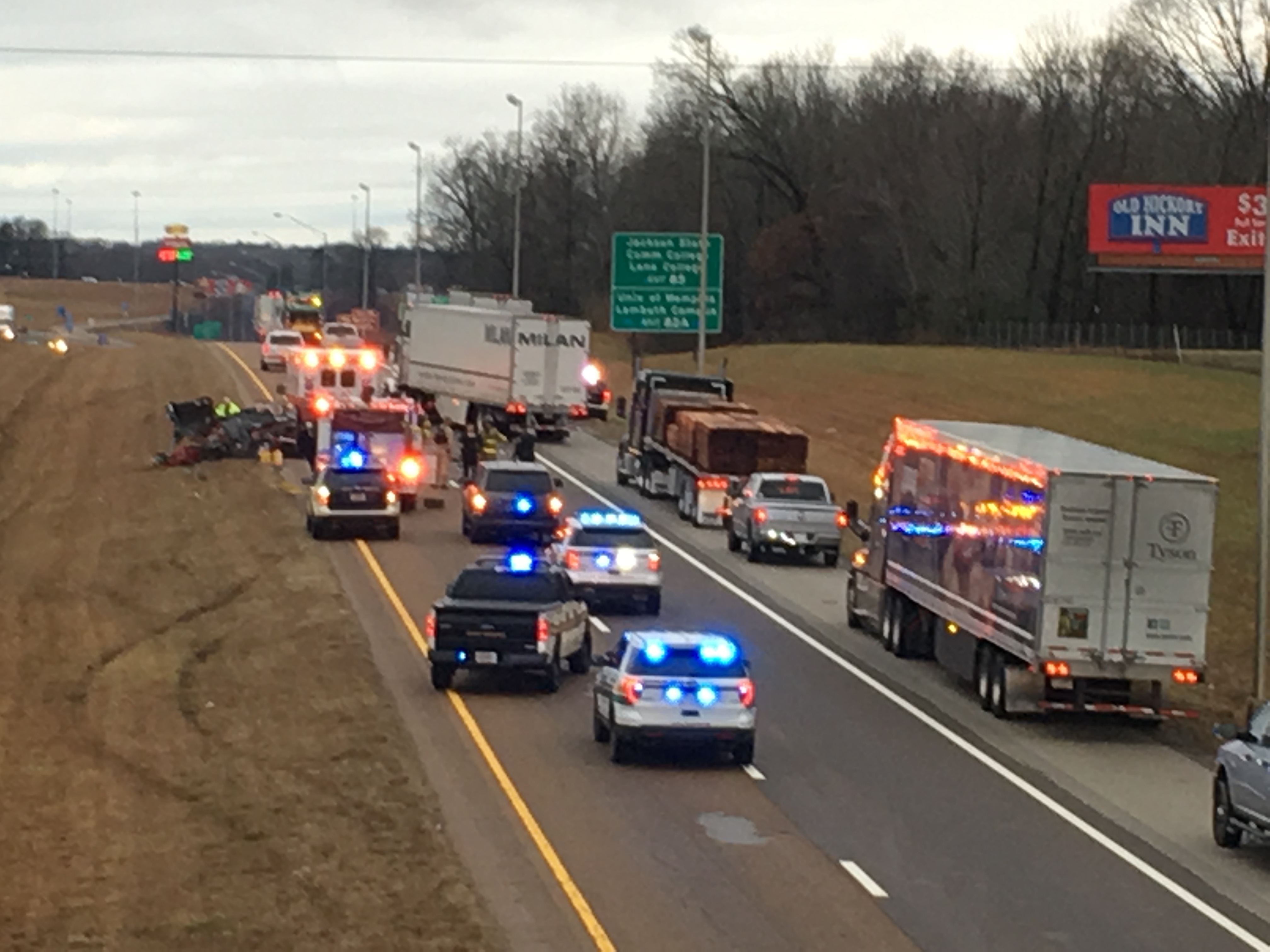 Update Interstate Reopens After Multiple Crashes Wbbj Tv