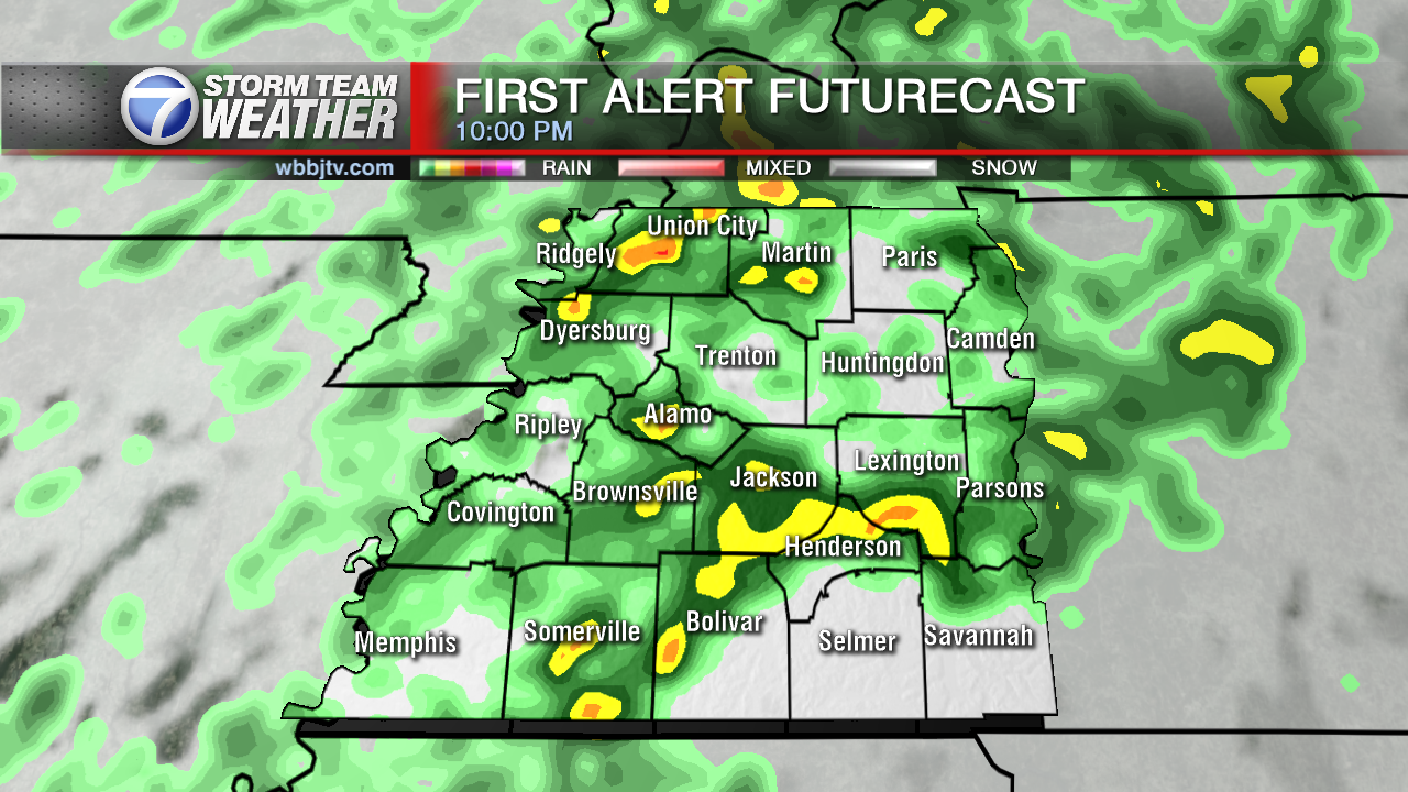 Numerous Showers And Storms Overnight Into Early Monday - WBBJ TV