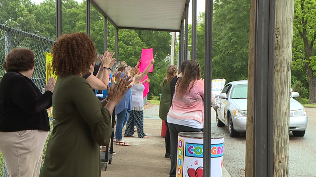 Alexander Elementary Drive Thru Graduation