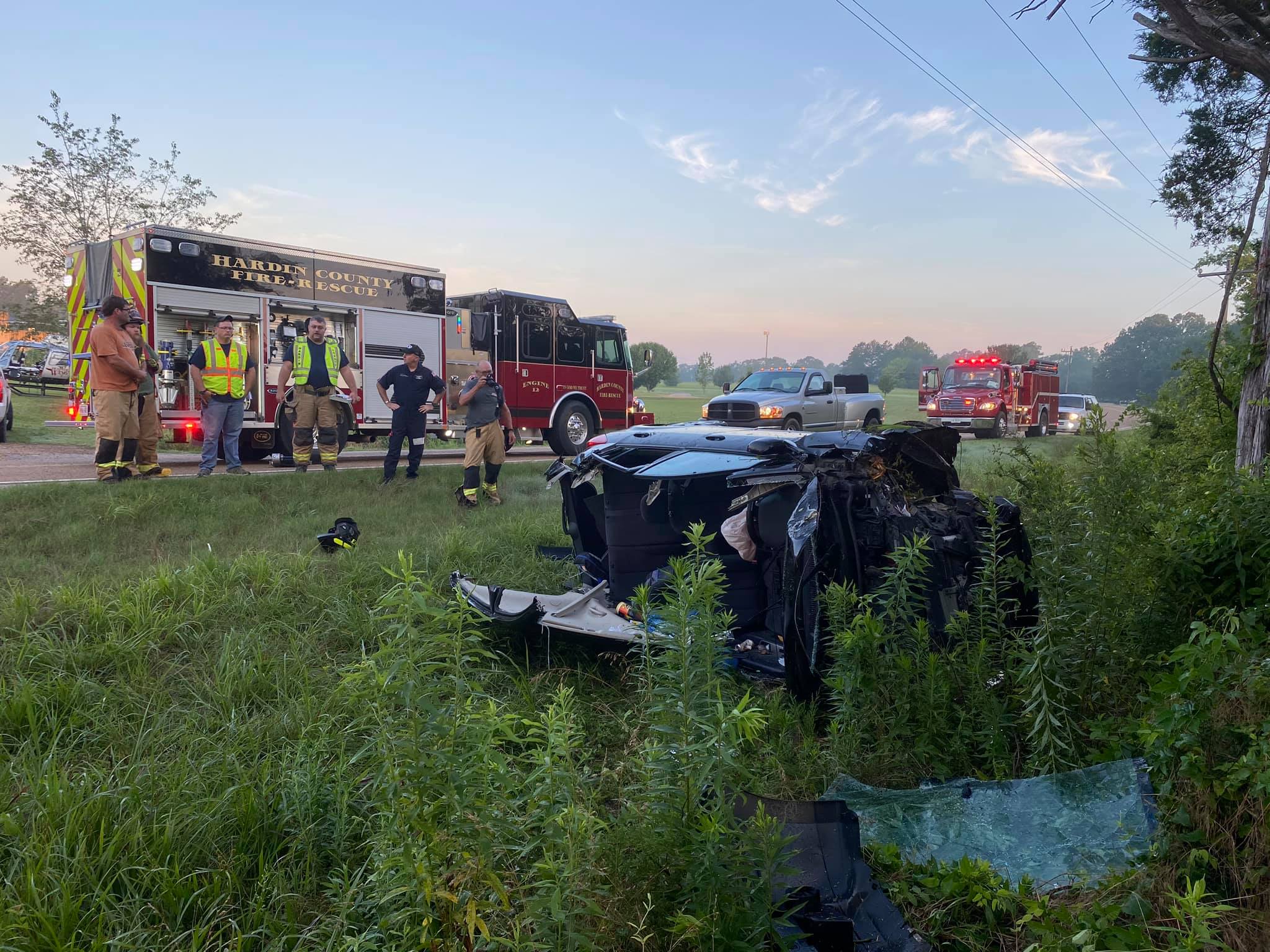 1 person airlifted in Hardin County wreck WBBJ TV