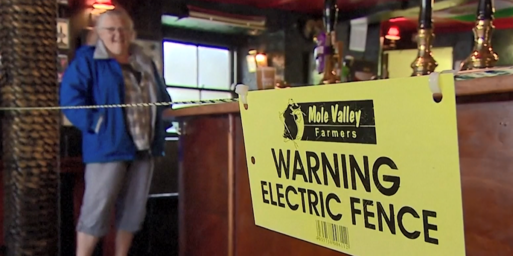 Electric Fence Social Distancing