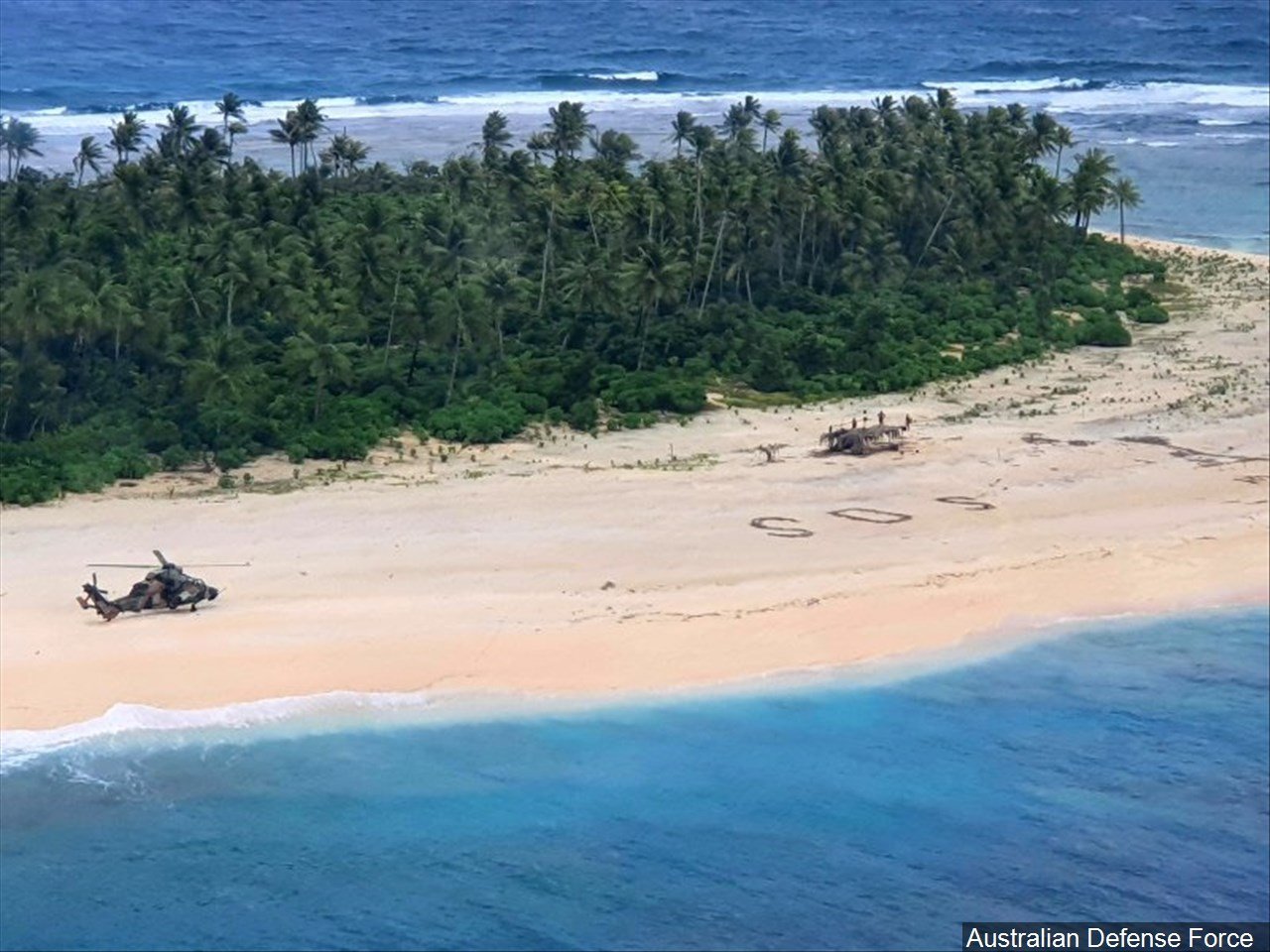 Three Stranded Sailors Rescued After Writing 'SOS' In Sand - WBBJ TV