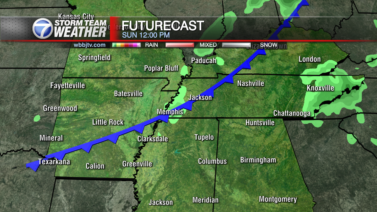 Cold Front Coming Sunday Bringing Cooler Weather Next Week WBBJ TV