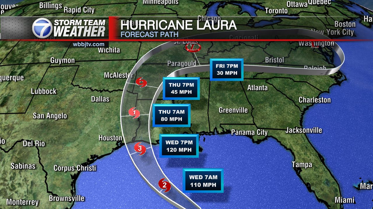 Hurricane Laura Expected to Bring Rain and Wind to West Tennessee WBBJ TV