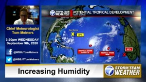 Tropics Heating Up, Getting Humid Here