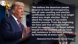 Trump Statement