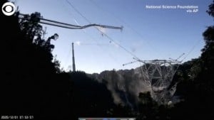 Arecibo Observatory Collapses In Puerto Rico