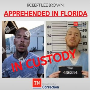Inmate Robert Lee Brown Arrested