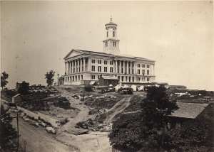 State Capitol During Civil War Courtesy Of Tennessee State Library And Archives