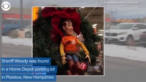 Sheriff Woody Doll Lost At Home Depot, Goes Home