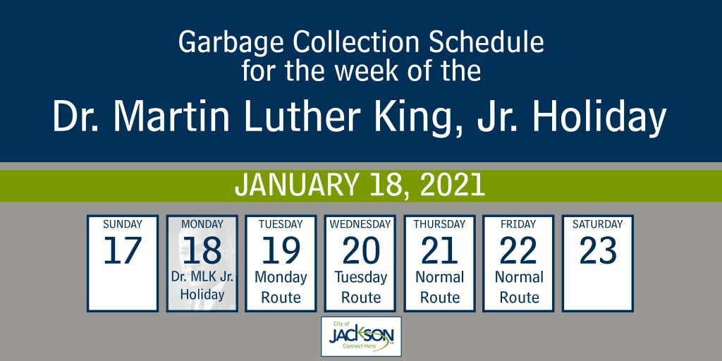 City of jackson releases holiday trash schedule wbbj tv