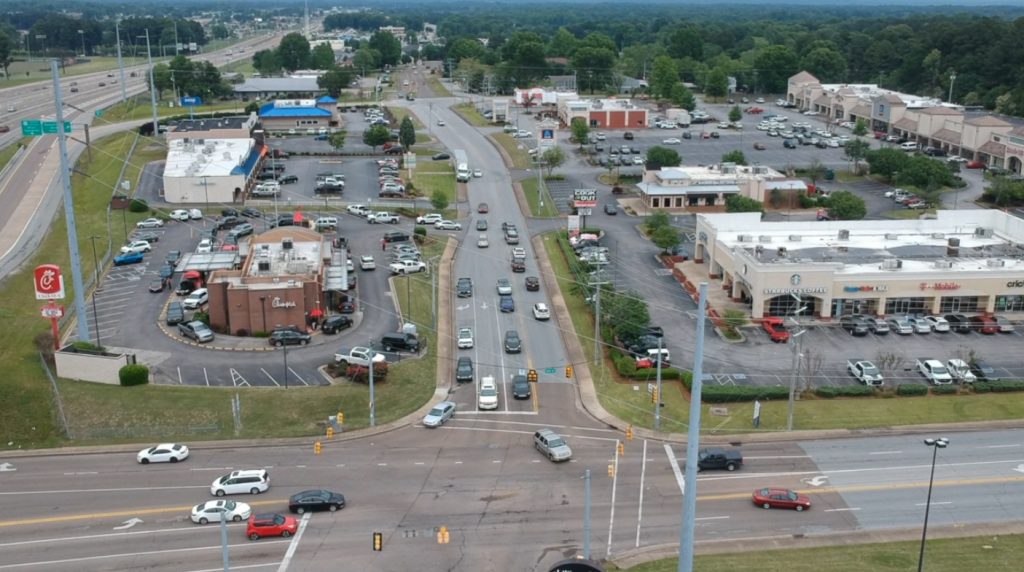 Vann Drive Aerial With Chic Fil A