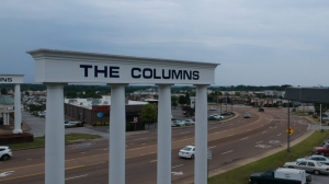 Vann Drive Aerial With Colums Sign