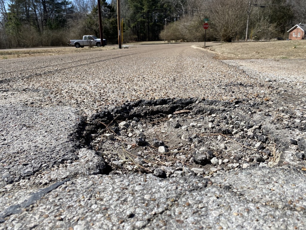 Beautiful Pothole On Television Drive In Jackson 2