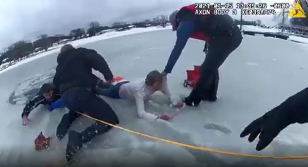 Dog Ice Rescue