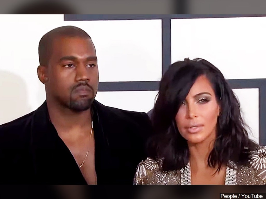 Kanye West And Kim Kardashian