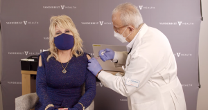 Dolly Parton Gets Vaccine