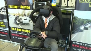 Wbbj 7 Eyewitness News Reporter Clint Eiland Tests The Save A Life Tour Simulator