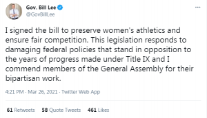 Bill Lee Tweet