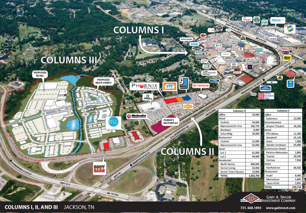 Columns III New details on the expansion of shopping center