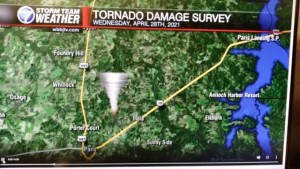 Henry County Tornado Track