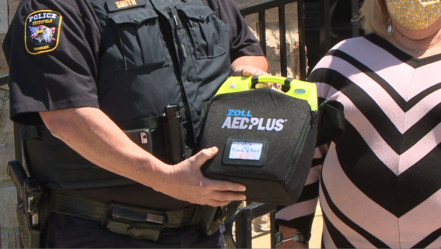 Greenfield Aed Donation 1