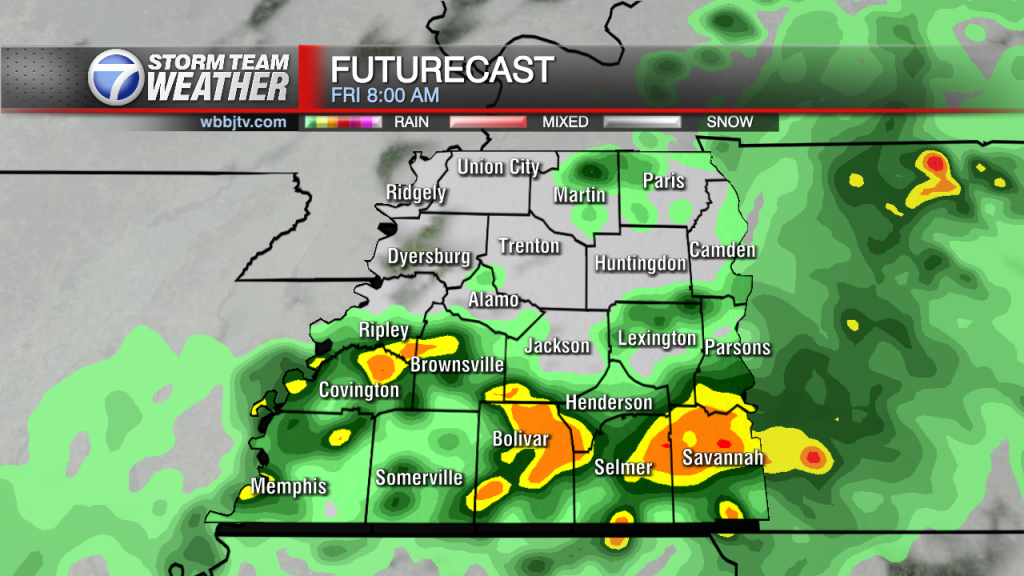 Showers And Storms This Morning, A Few Showers Through Mid Afternoon ...