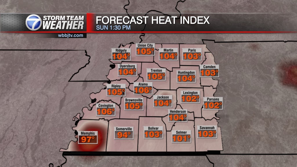 Westtnview Icast Rolling Forecast Heat Index