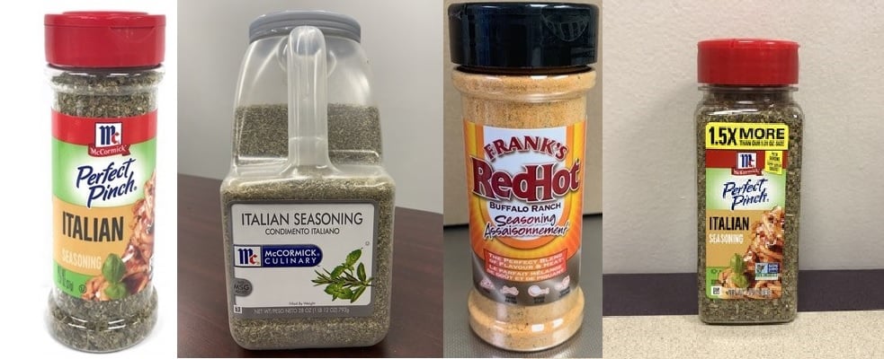 Several McCormick spices recalled over salmonella concern