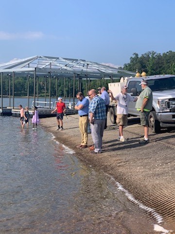 Threadfin Shad Released Into Carroll County Thousdand Acre Lake 080421 2