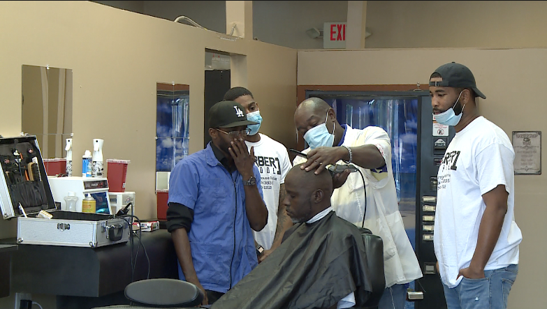 Barber School Reopens