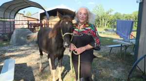 Tanya Tucker Visits Redemption Road Rescue