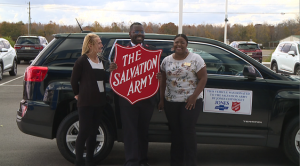 Local Dealership Loans Car To Salvation Army 1