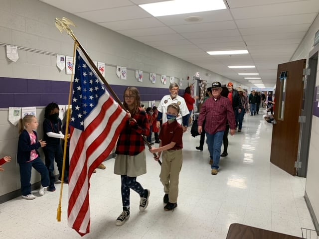 Veterans Visit Thelma Barker Elementary For Annual Parade 8