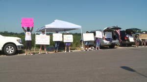 August 12 Protests Continue At Newbern Tyson Facility Over Vaccine Requirement