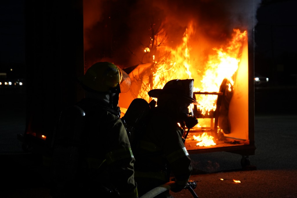 Jackson Fire Department Hosts Live Christmas Tree Burning 13