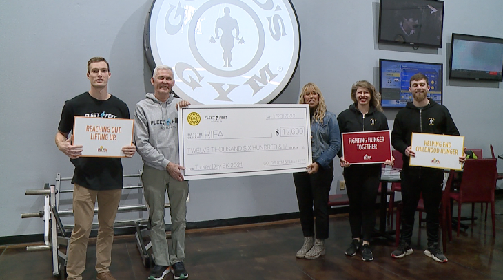 Rifa Receives Proceeds From 17th Annual Turkey Day 5k Run 1