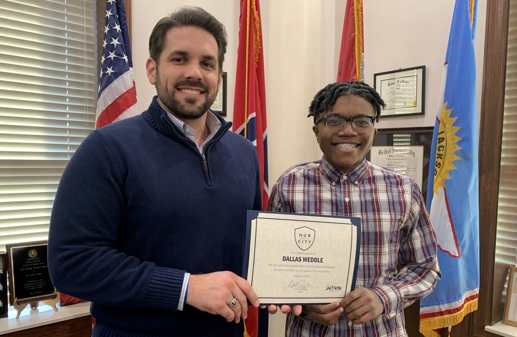 January 2022 Hub City Hero Dallas Weddle