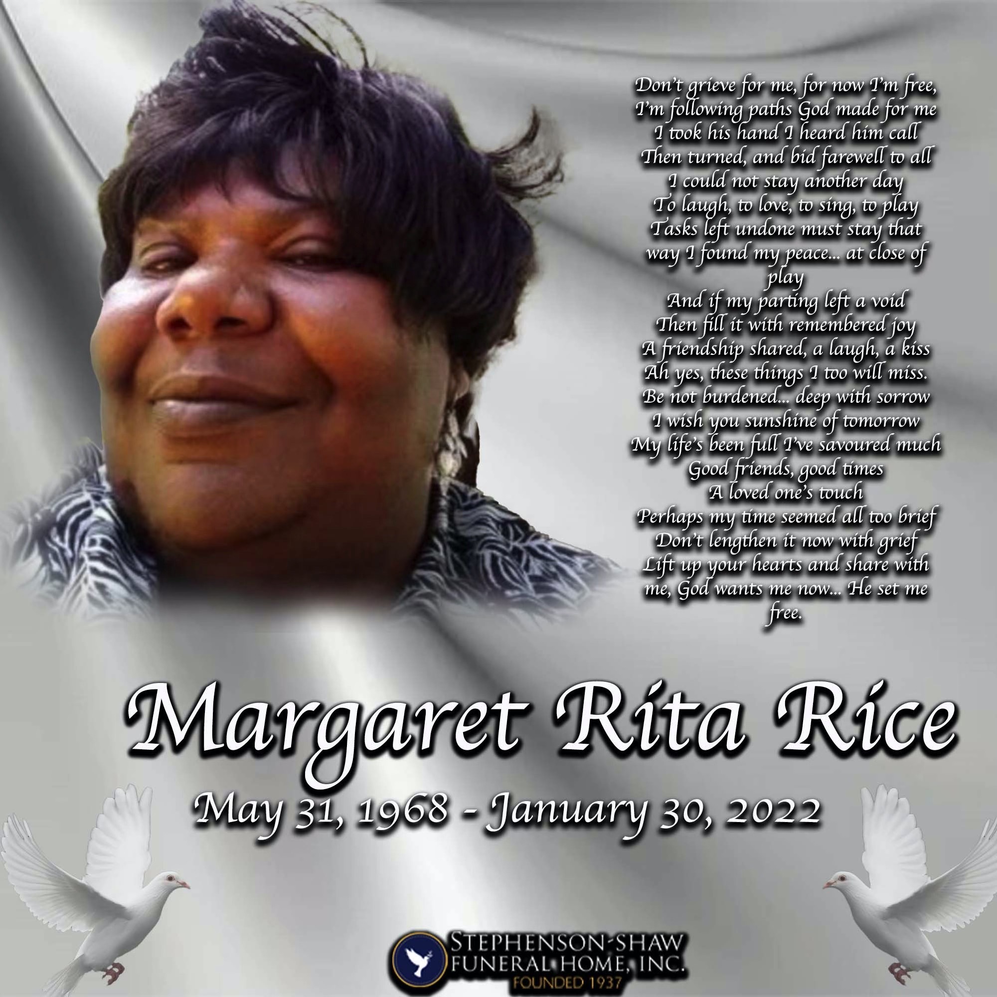 Ms. Margaret Rita Rice - WBBJ TV