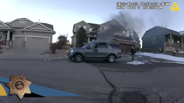 Lucky Dog: Colorado Deputy Rescues Pup From Burning Suv